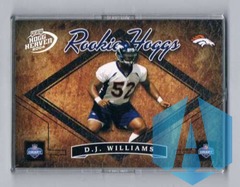 2004 Playoff Hogg Heaven Rookie Hoggs 048/750 DJ Williams #RH-16